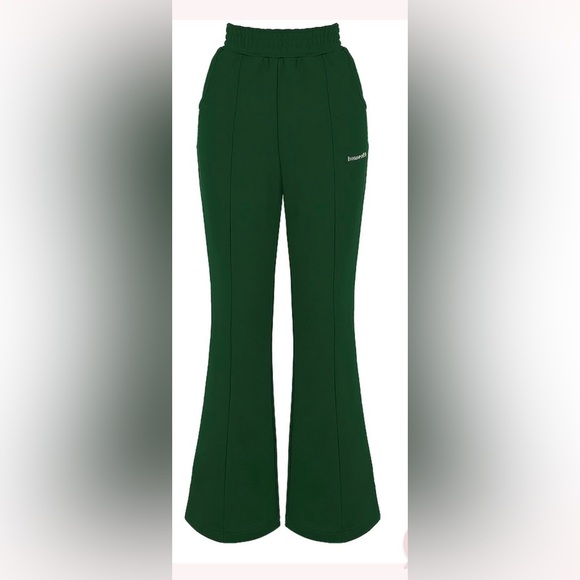 House of CB OLI Green Flared Leg Track Pants Cotton Women’s , size XS - Picture 10 of 14